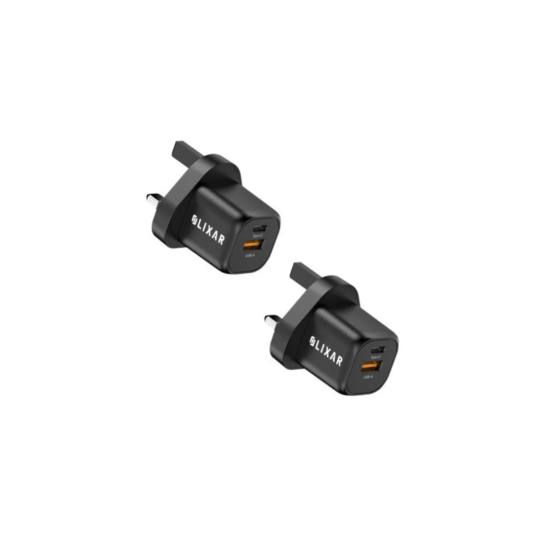 Product Olixar 2 Pack 20W Dual Port USB-A & USB-C